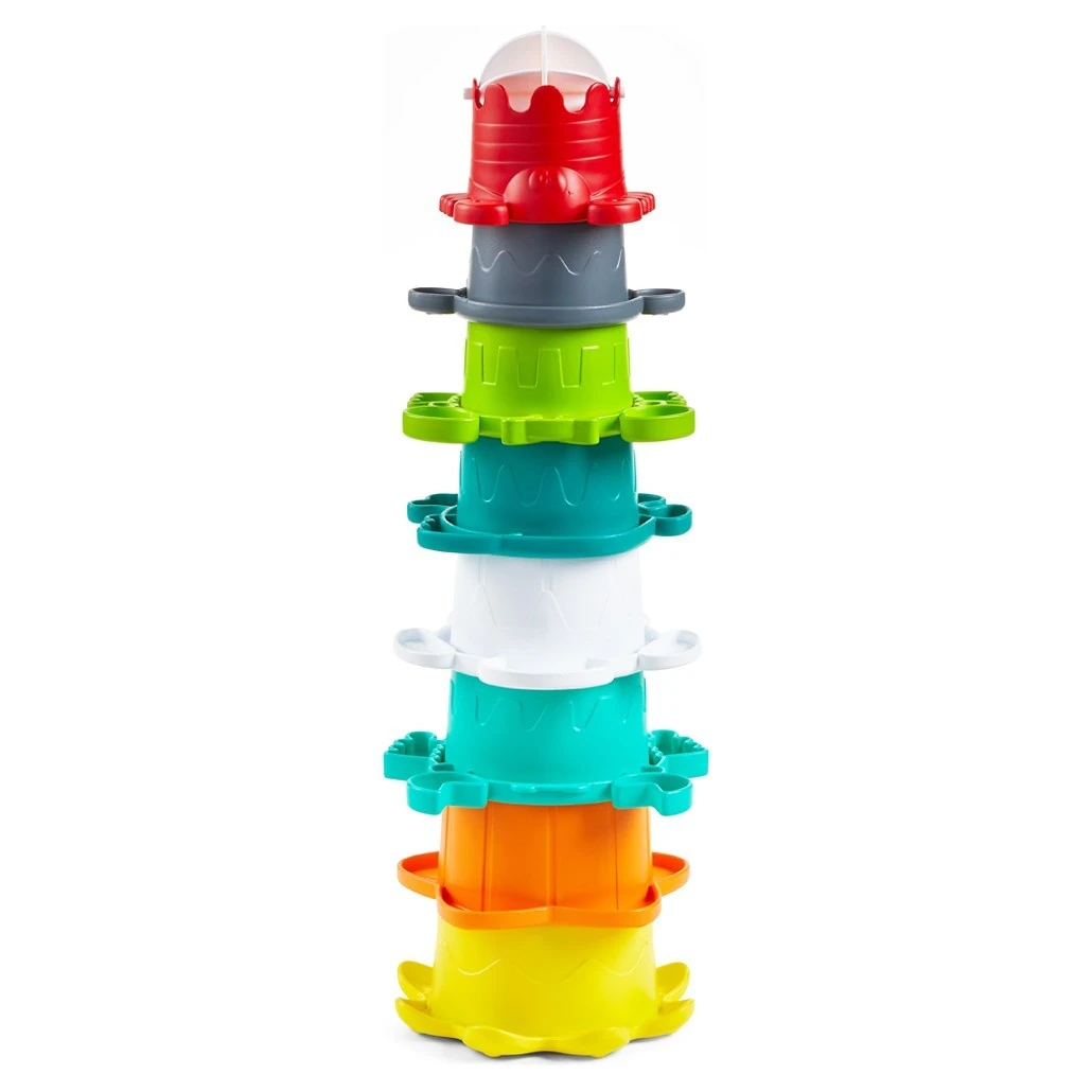 Infantino Stohovací kelímky do koupele s mlýnkem - 