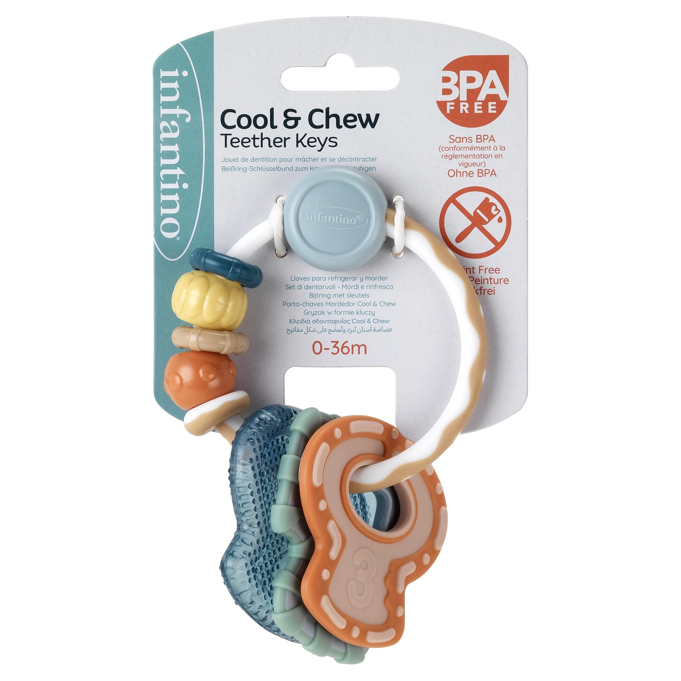 Infantino Chrastítko s kousátky klíčky - 