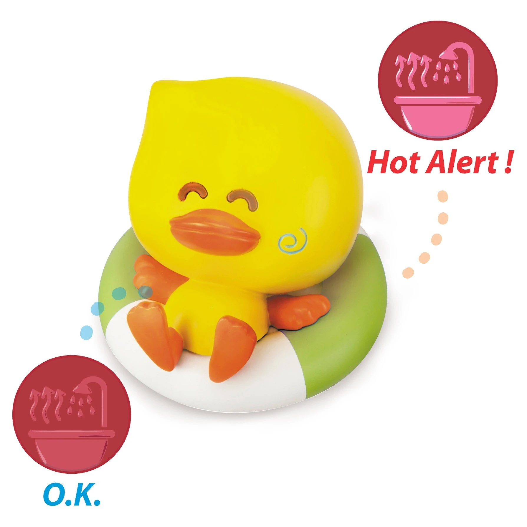 Infantino Kačenka s tepelným senzorem do koupele - 