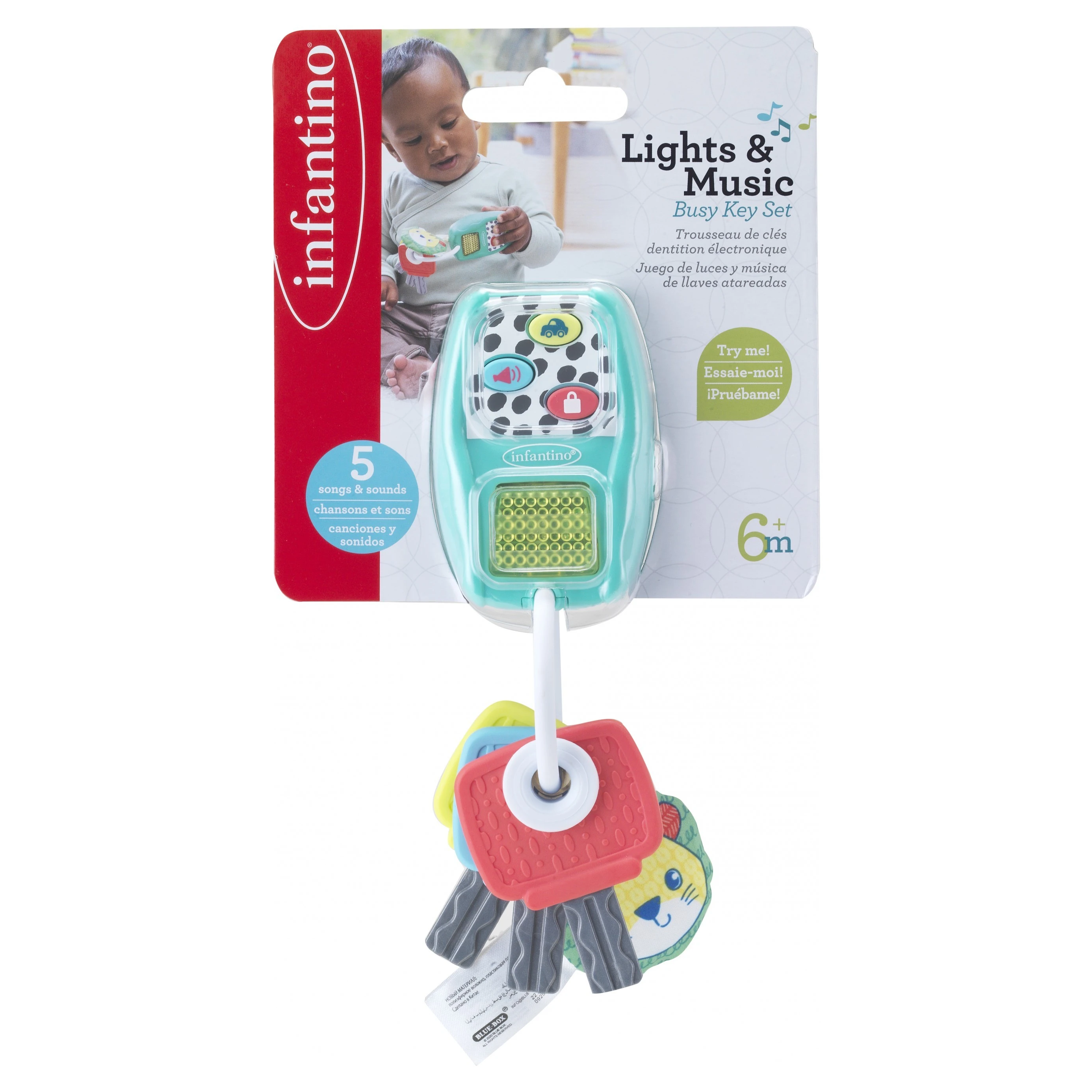 Infantino Klíčky k autu se zvuky a světýlkem - 