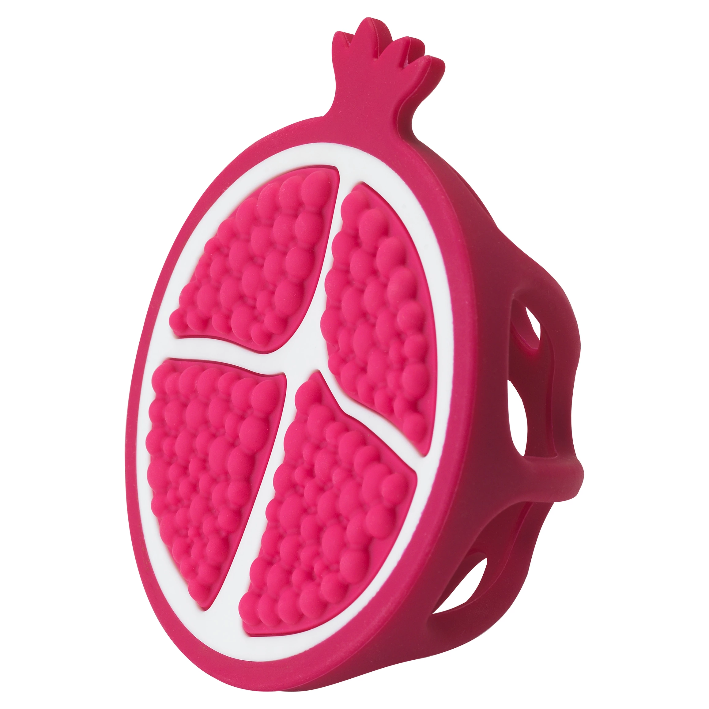 Infantino Kousátko silikonové ovoce/zelenina varianta Granátové Jablko