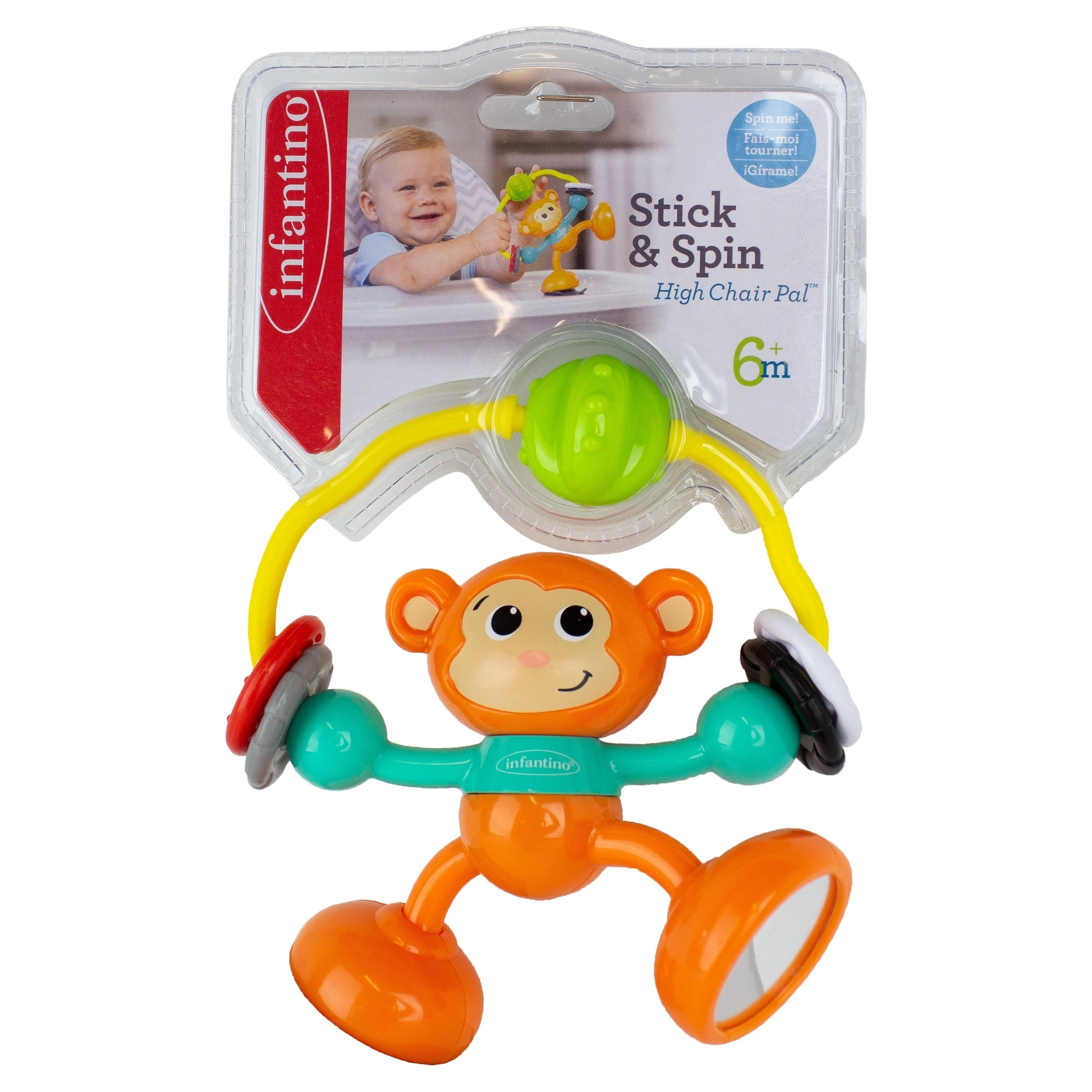 Infantino Opička s přísavkou - 