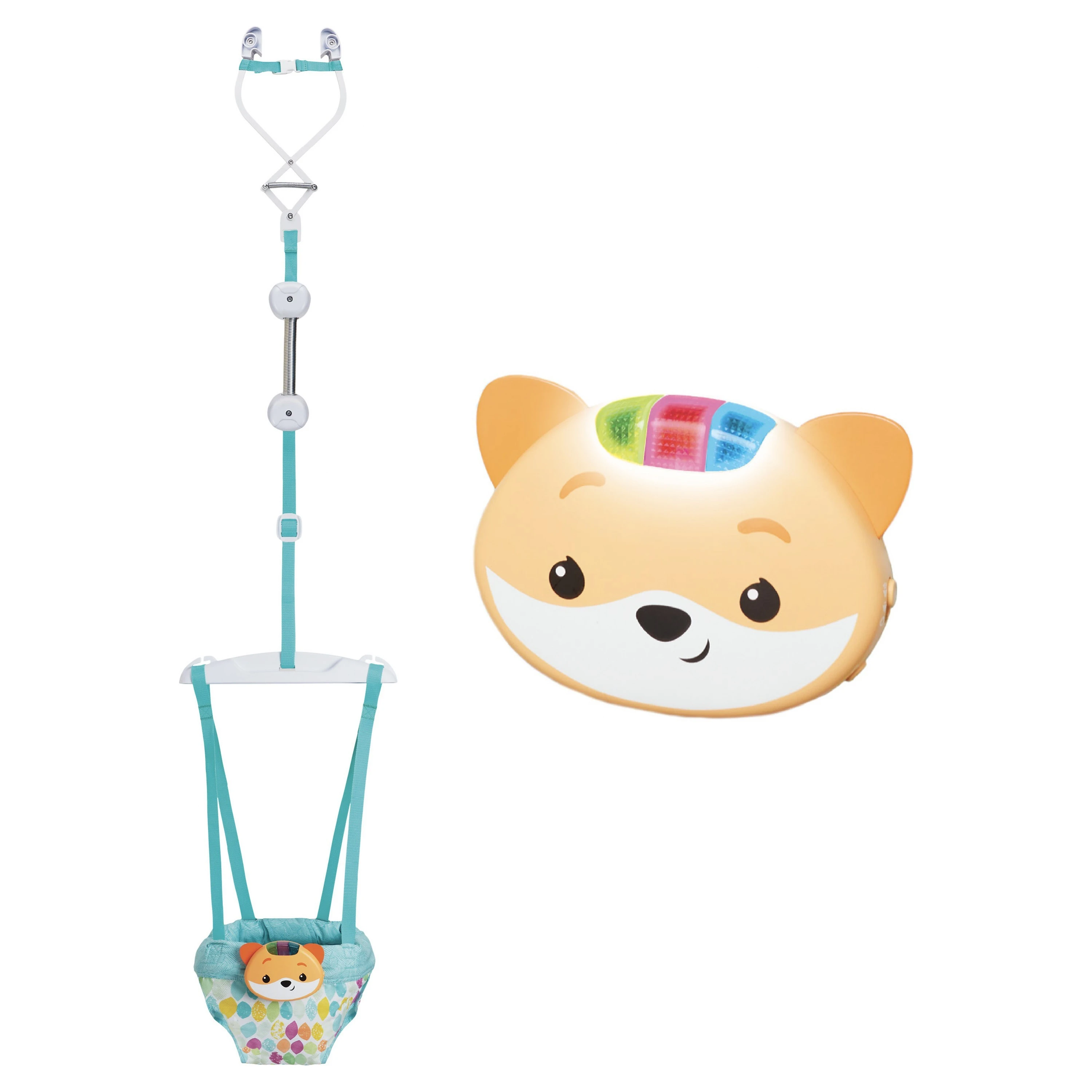 Infantino Skákadlo do dveří 2v1 Music and Lights - 