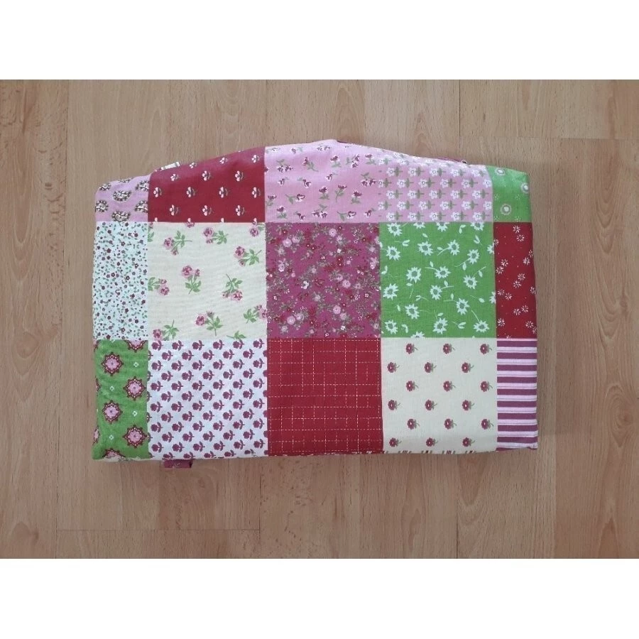 JITRO Rostoucí židle Klasik - Červený patchwork