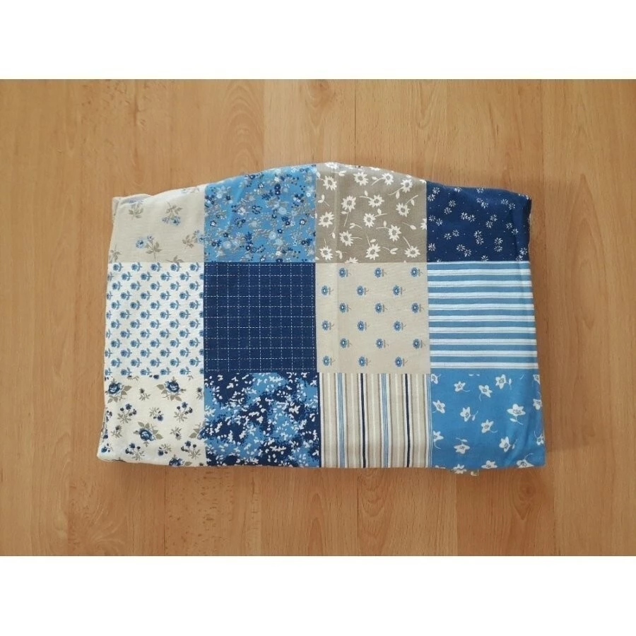 JITRO Rostoucí židle Klasik - Modrý patchwork