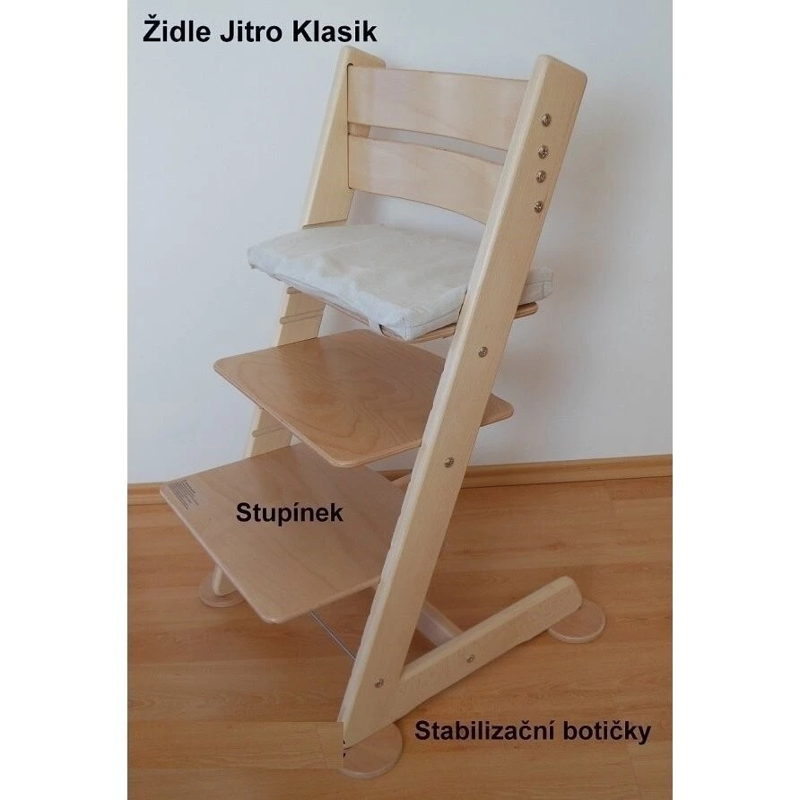 JITRO Rostoucí židle Klasik - Stupínek, stabilizační botičky