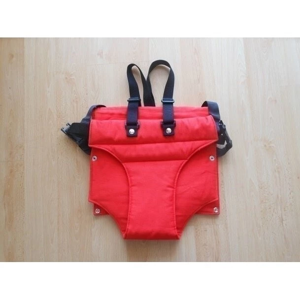 Jitro Vatelínové kalhotky s kšandami - Červená