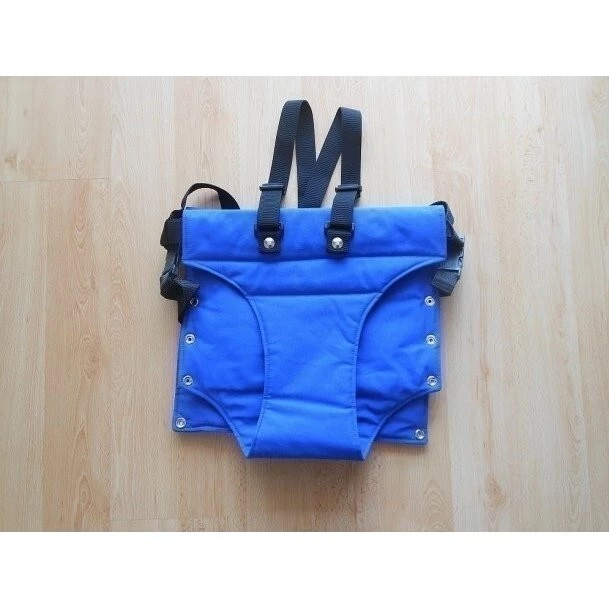 Jitro Vatelínové kalhotky s kšandami - Modrá