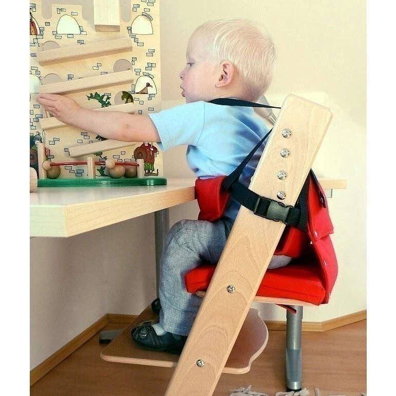 Jitro Vatelínové kalhotky s kšandami - Dítě v židli z boku