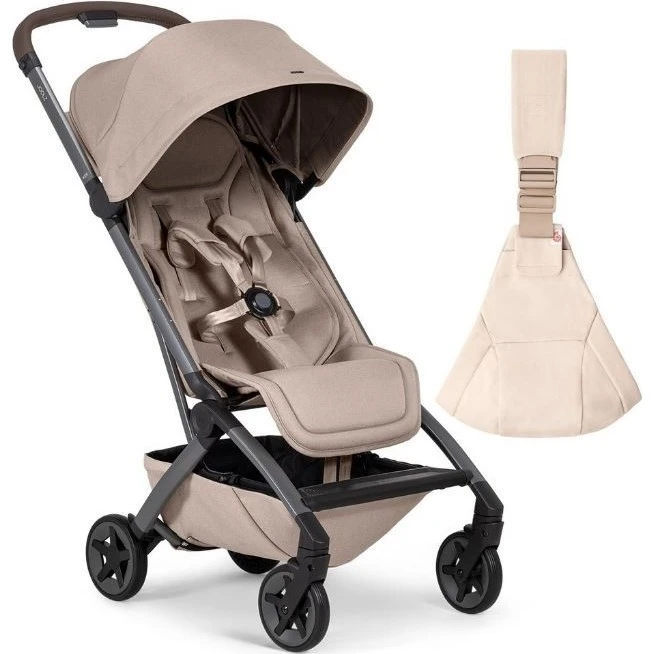 Joolz AER2 kočárek BUNDLE set s Ergobaby Upsie varianta Sandy taupe / natural beige