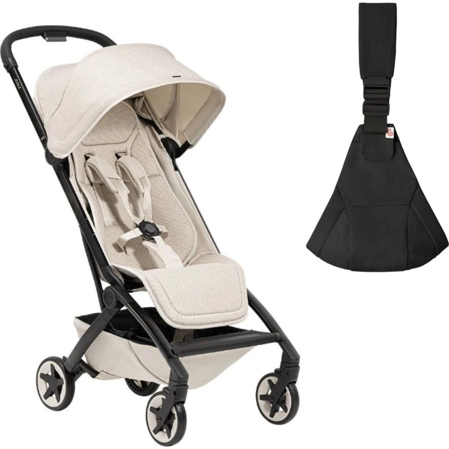 Joolz AER2 kočárek BUNDLE set s Ergobaby Upsie varianta Special calming beige / onyx black