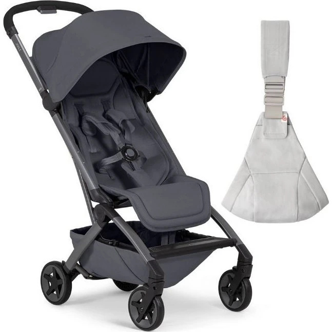 Joolz AER2 kočárek BUNDLE set s Ergobaby Upsie varianta Stone grey / pearl grey