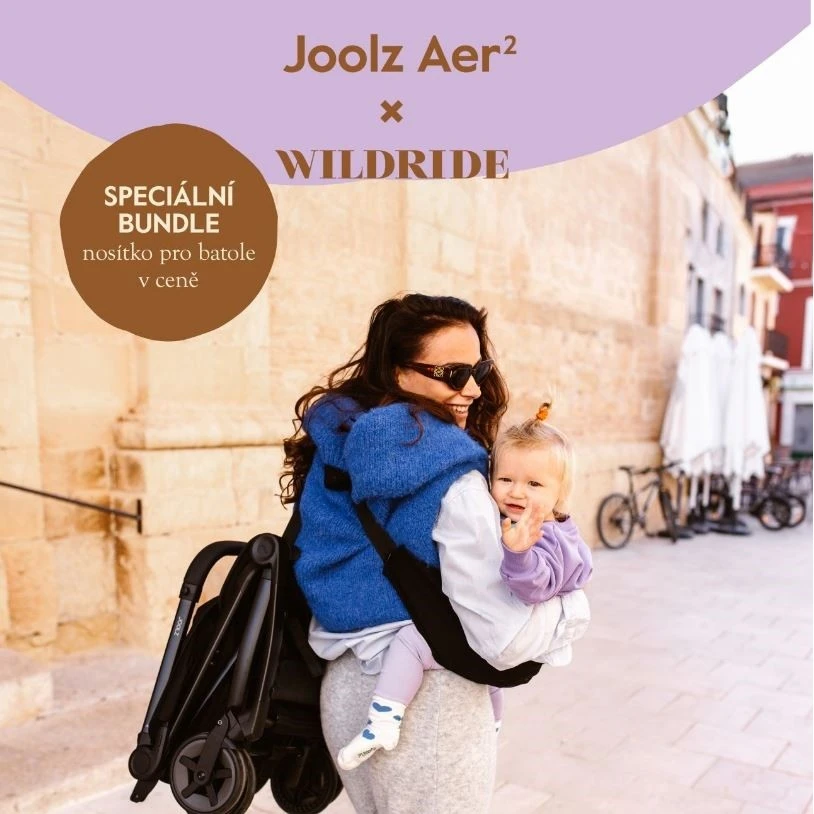 Joolz AER2 kočárek s nosítkem Wildride - 
