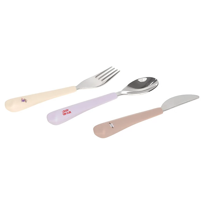 Lassig Příbor Cutlery se silikonovou rukojetí 3ks - 
