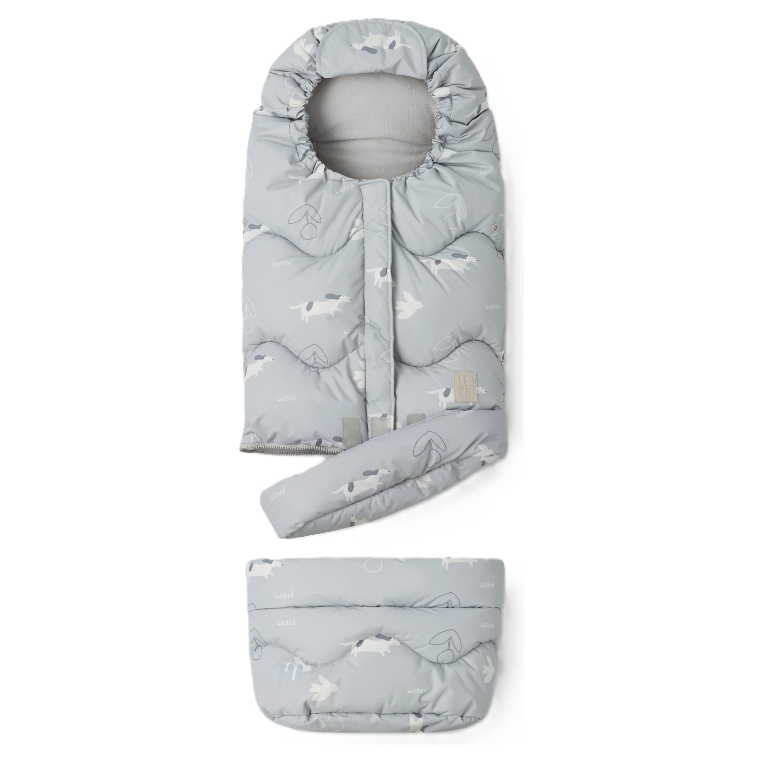 LEOKID Fusak Transformer varianta Light Grey Woof