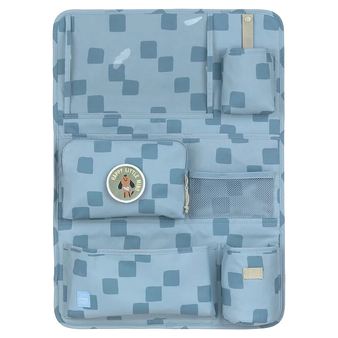 Lässig organizér Wrap-to-Go Happy prints midnight blue varianta Pattern Party Blue