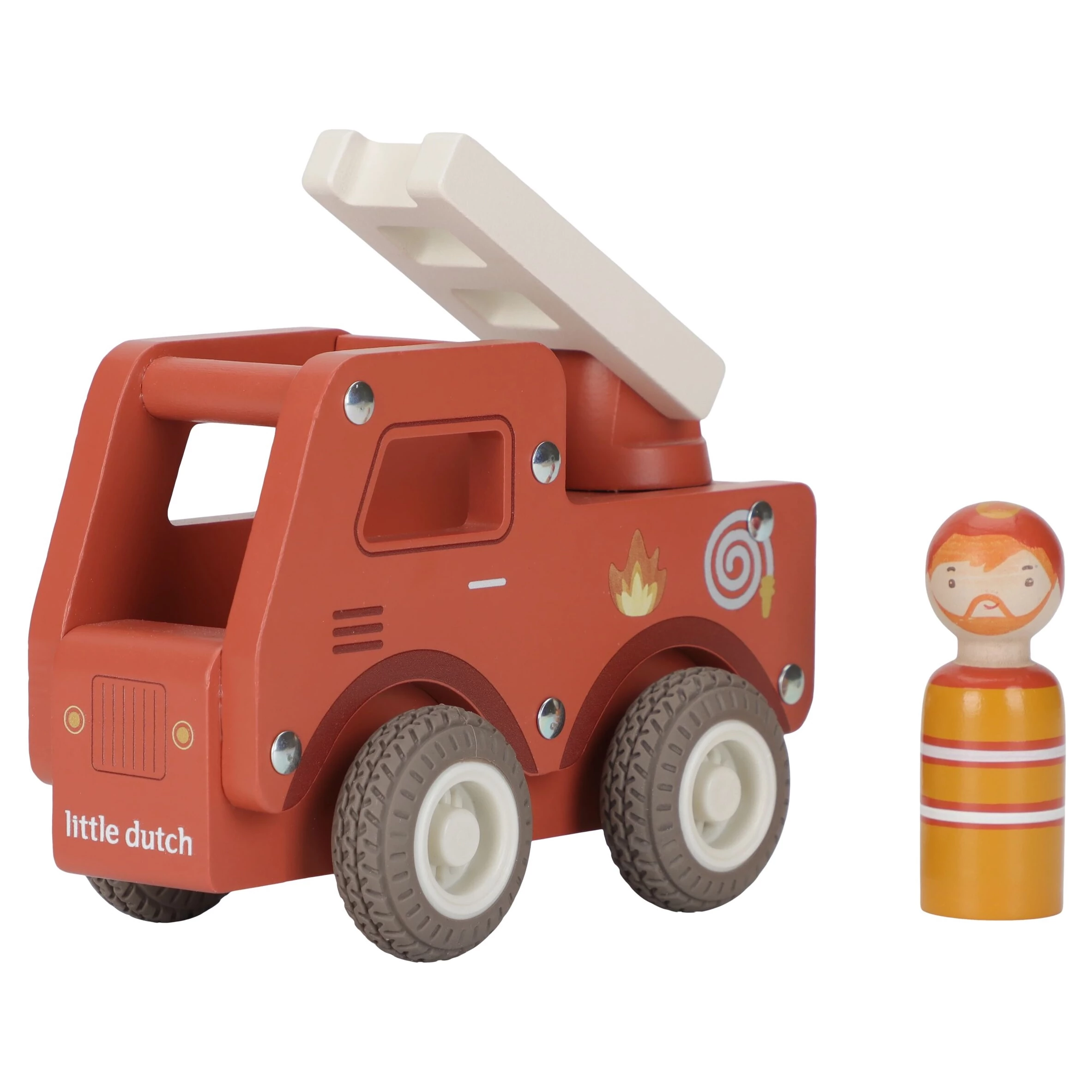 Little Dutch Hasičské auto dřevěné