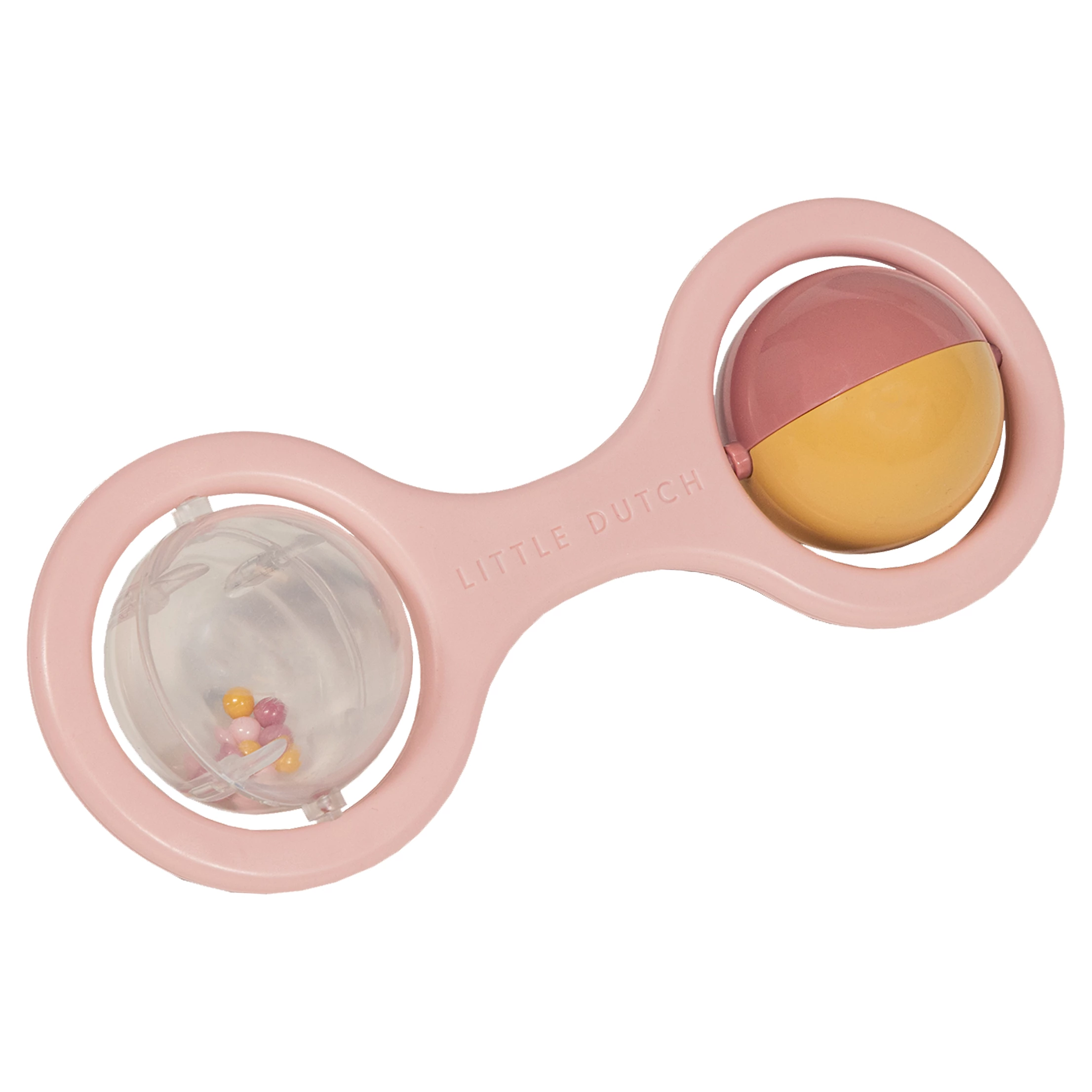 Little Dutch Chrastítko s kuličkami varianta Pink