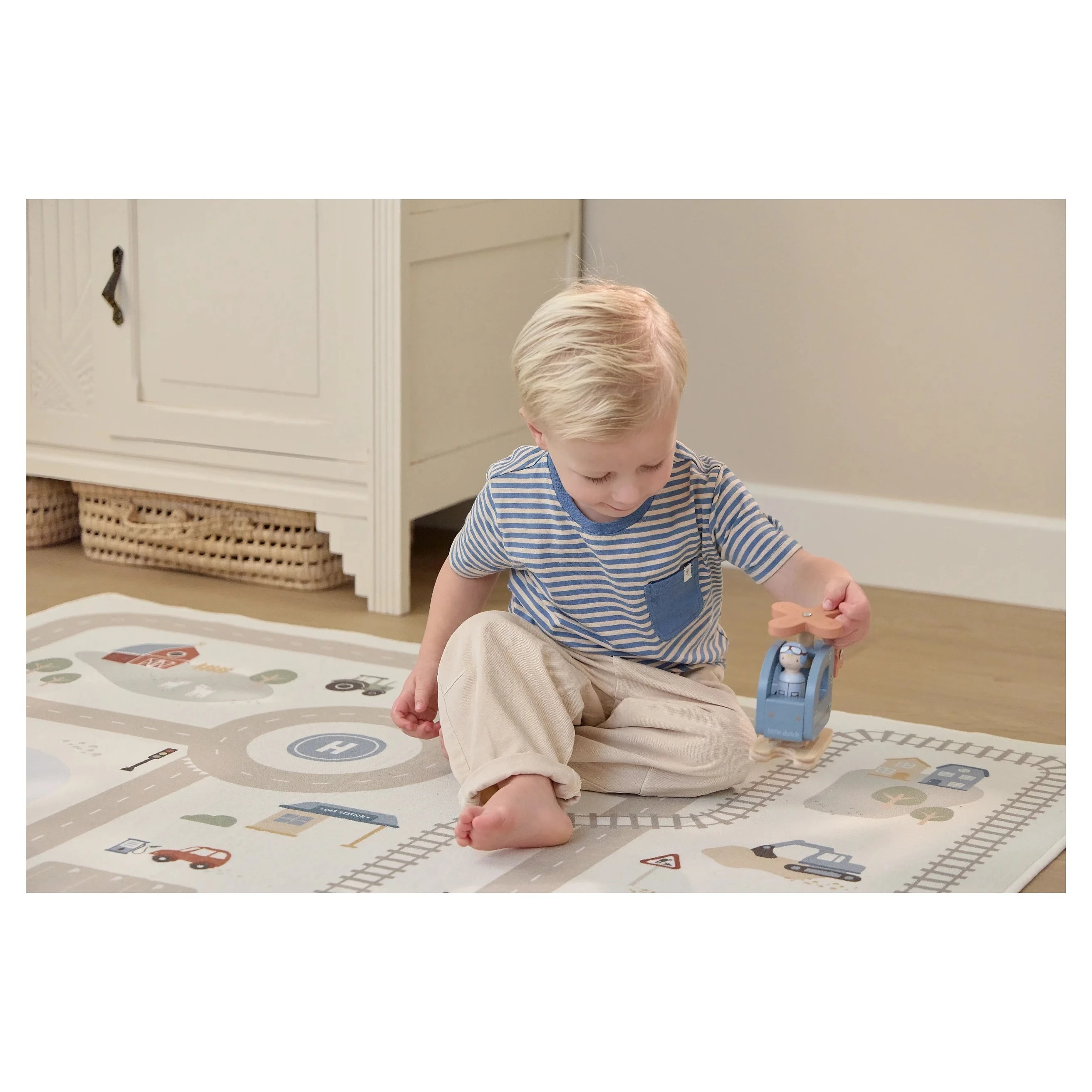 Little Dutch Helikoptéra dřevěná - 