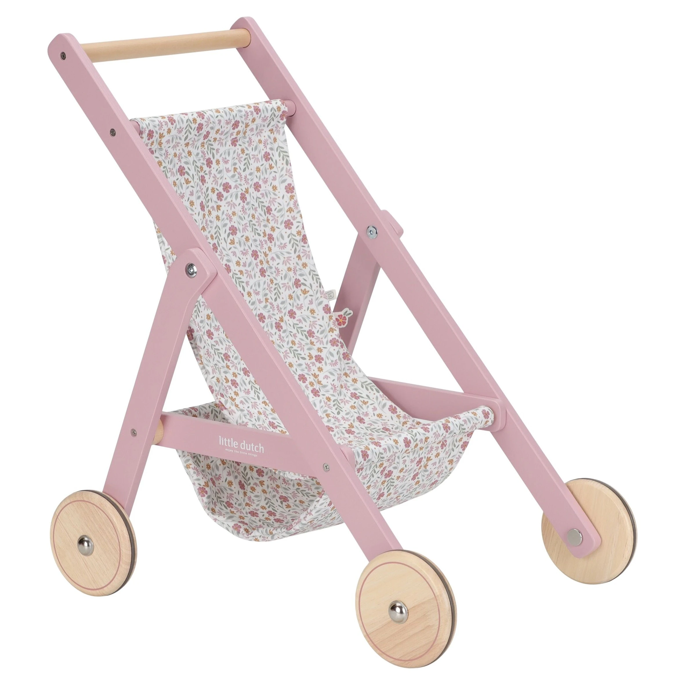 Little Dutch Kočárek pro panenky golfky dřevěné - 