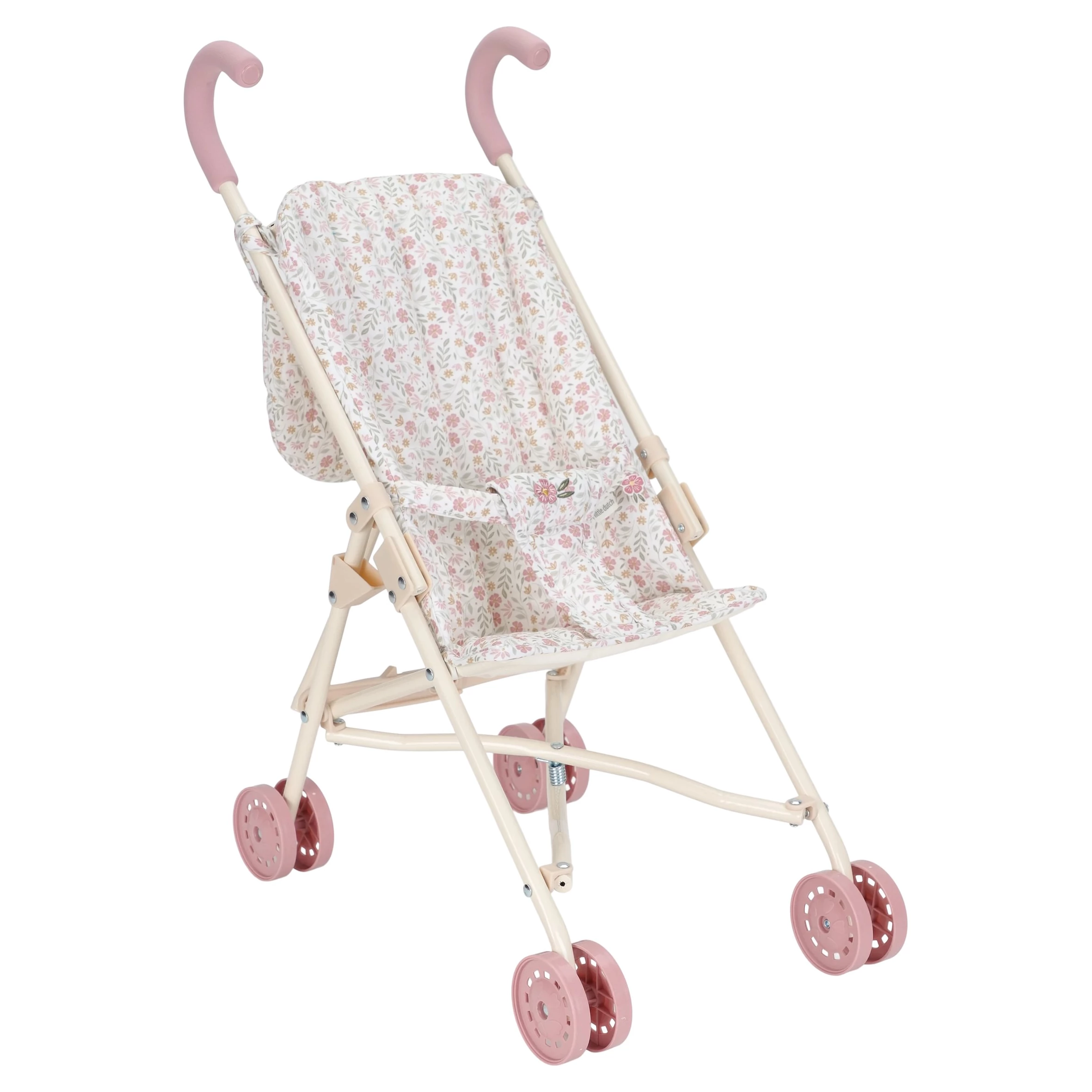 Little Dutch Kočárek pro panenky golfky skládací varianta Soft Flowers