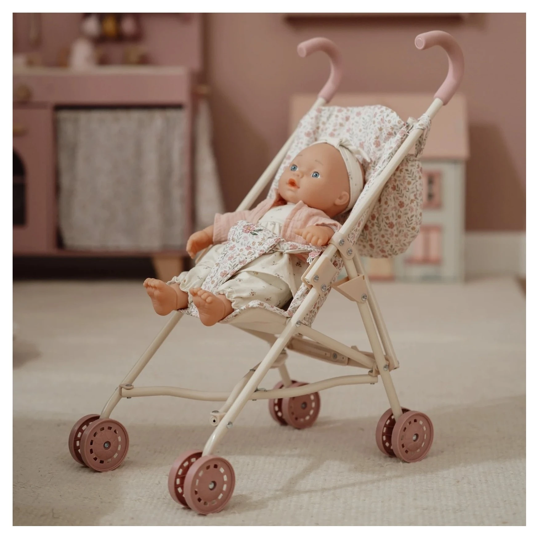 Little Dutch Kočárek pro panenky golfky skládací - 