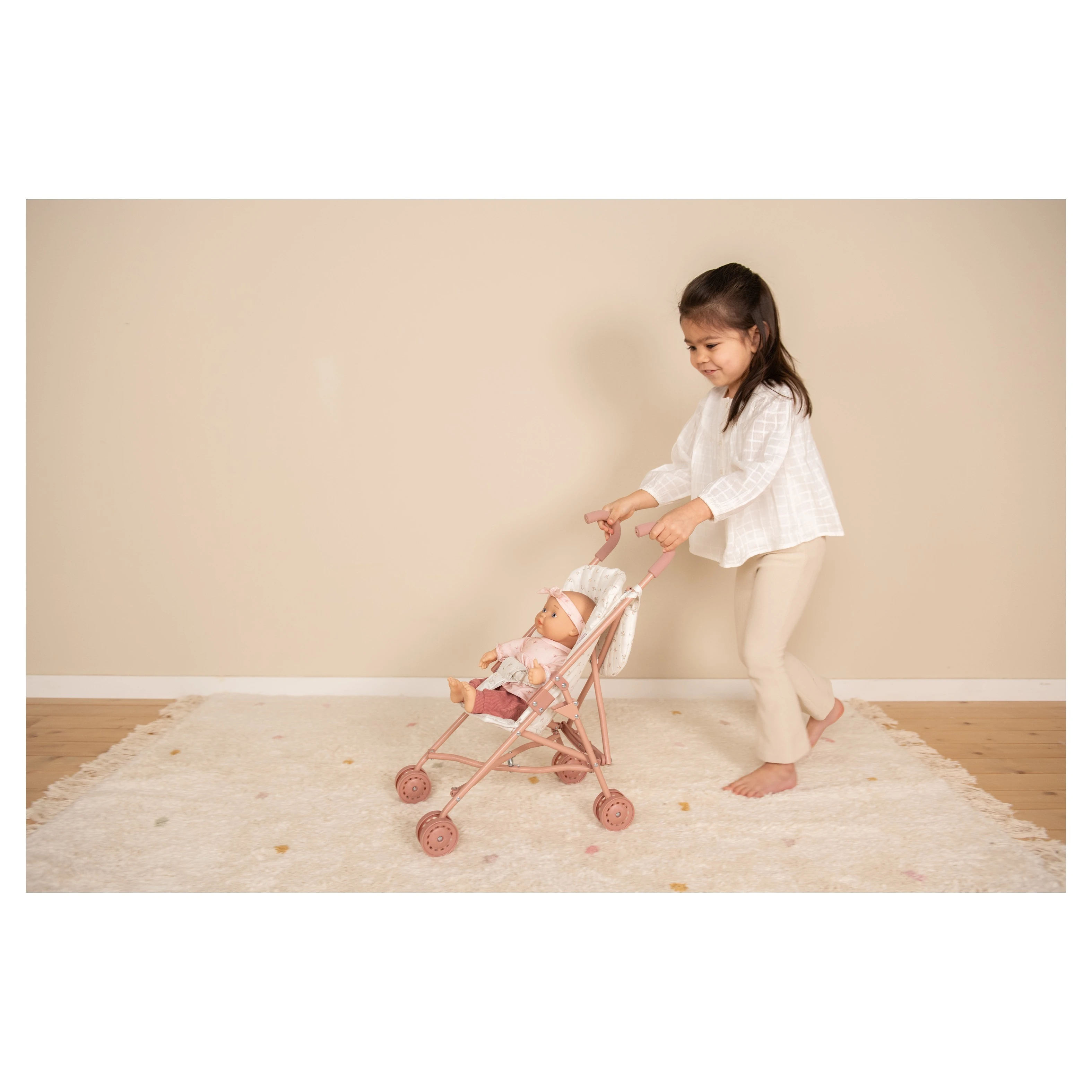 Little Dutch Kočárek pro panenky golfky skládací - 