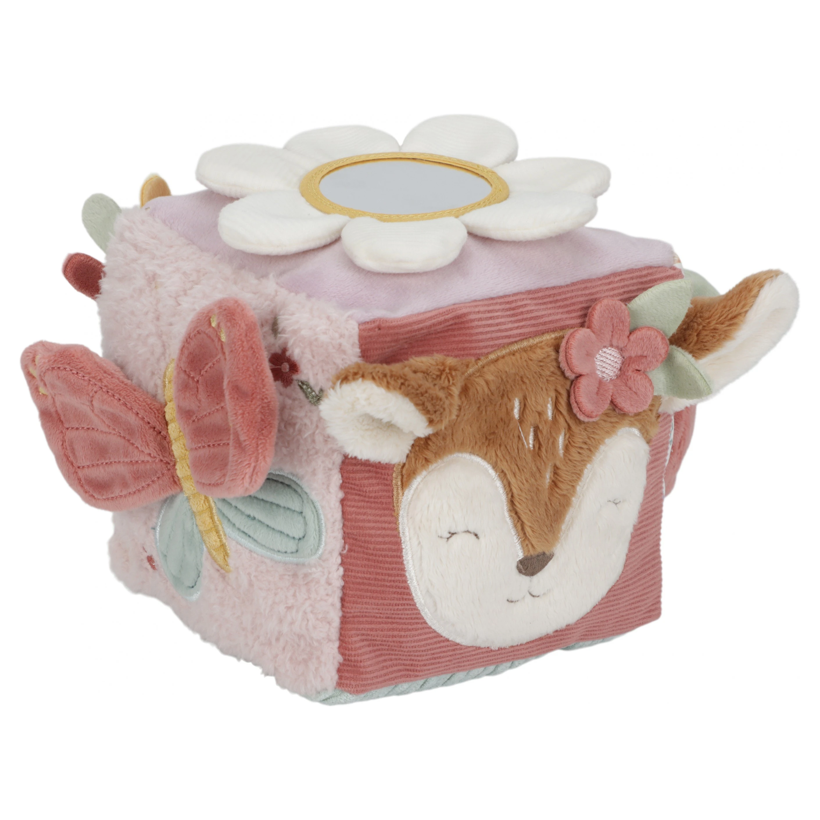 Little Dutch Kostka textilní s aktivitami Fairy Garden - 