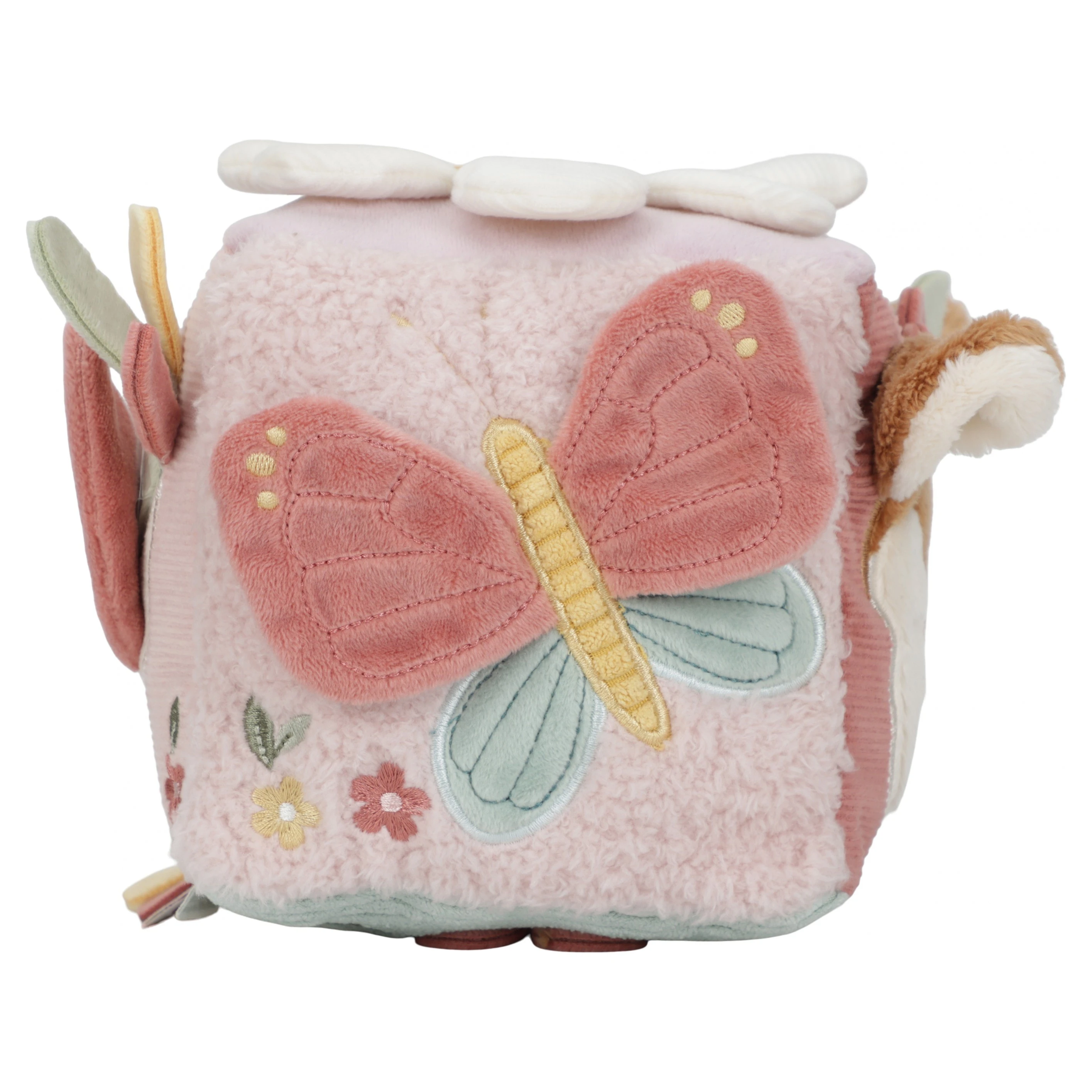 Little Dutch Kostka textilní s aktivitami Fairy Garden - 