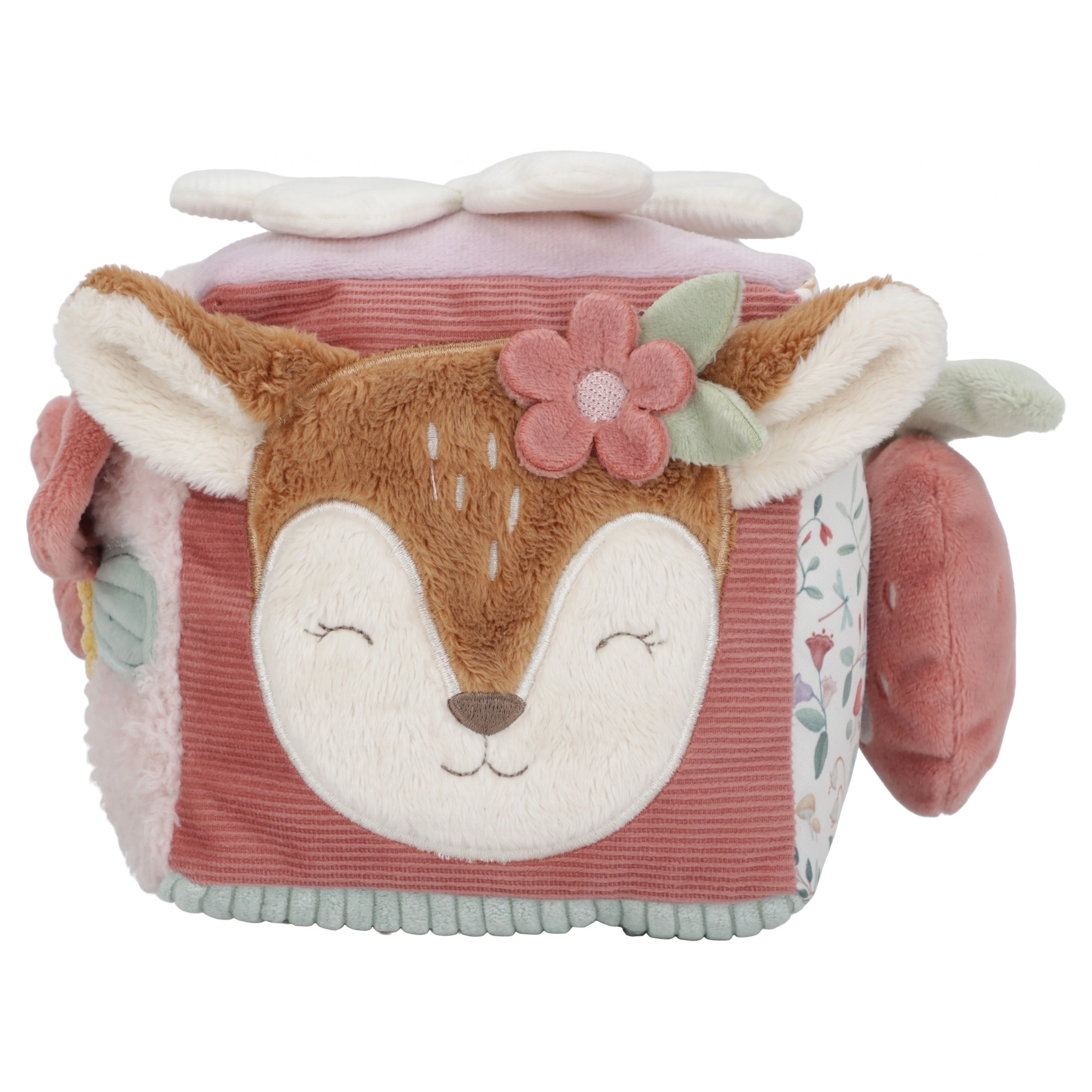 Little Dutch Kostka textilní s aktivitami Fairy Garden - 