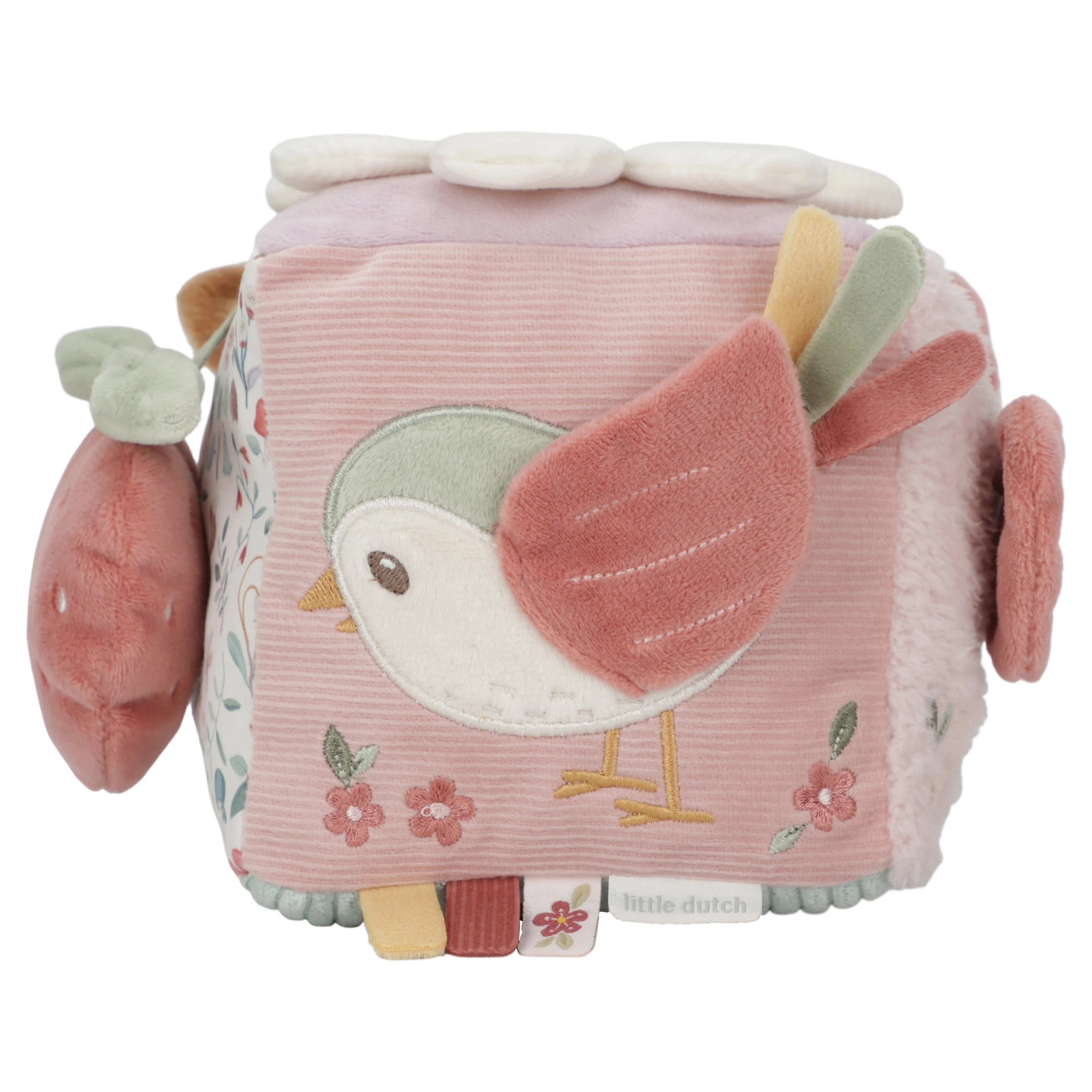 Little Dutch Kostka textilní s aktivitami Fairy Garden - 