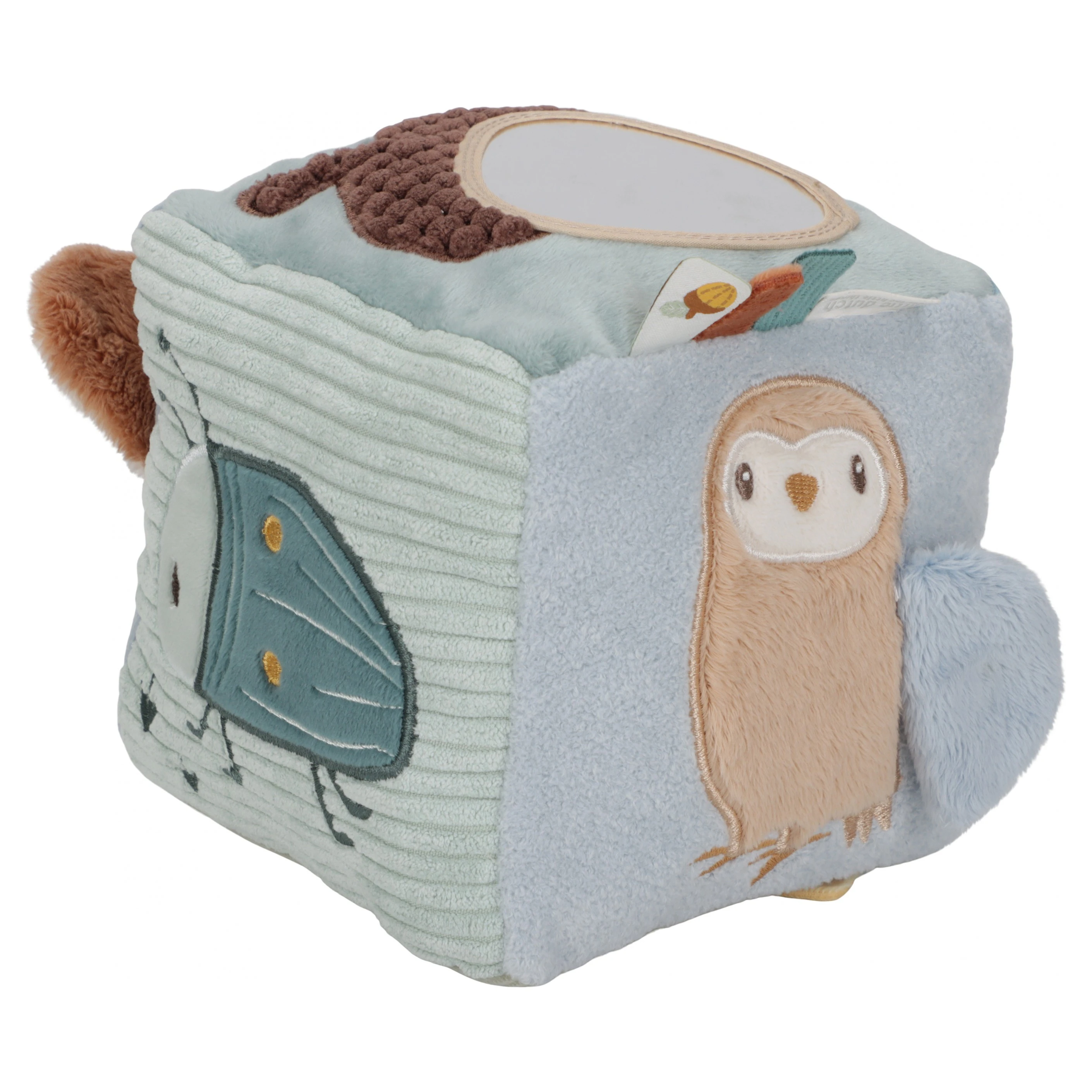 Little Dutch Kostka textilní s aktivitami Forest Friends - 