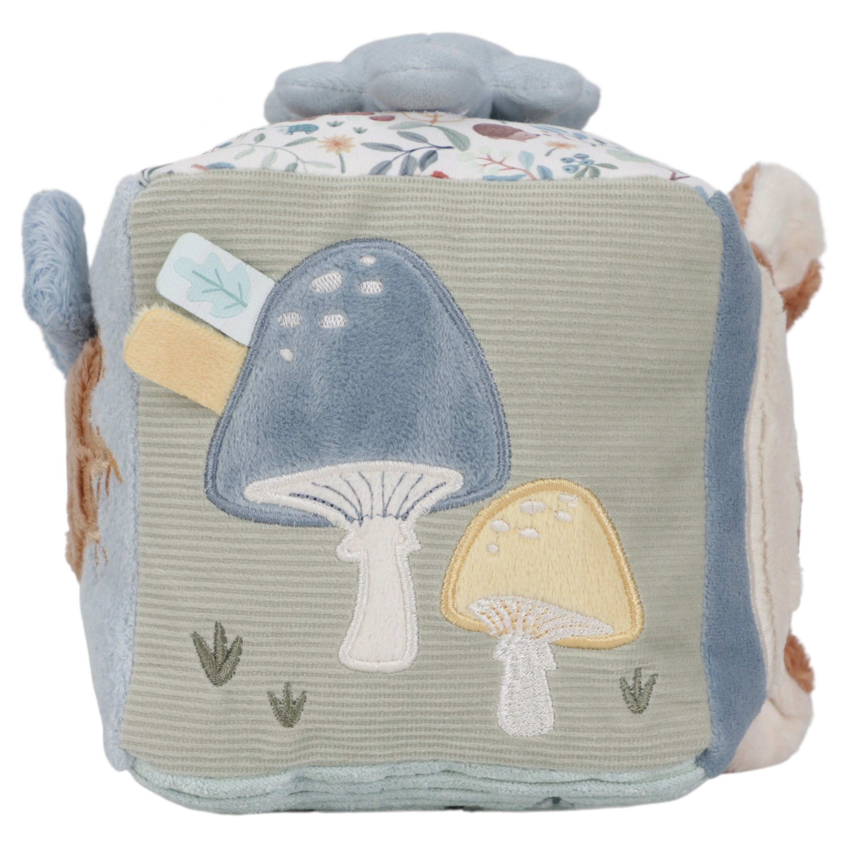 Little Dutch Kostka textilní s aktivitami Forest Friends - 