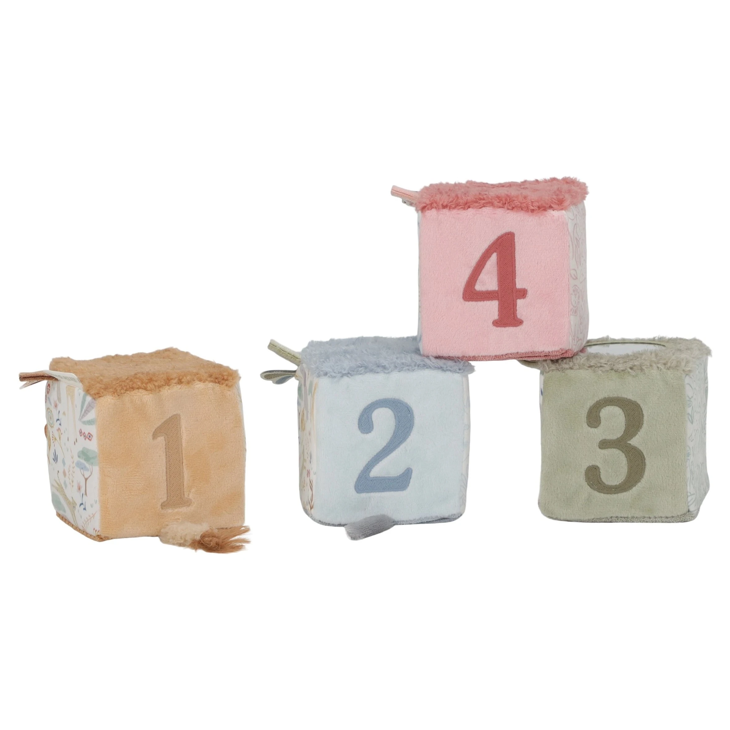 Little Dutch Kostky textilní Safari Friends - 