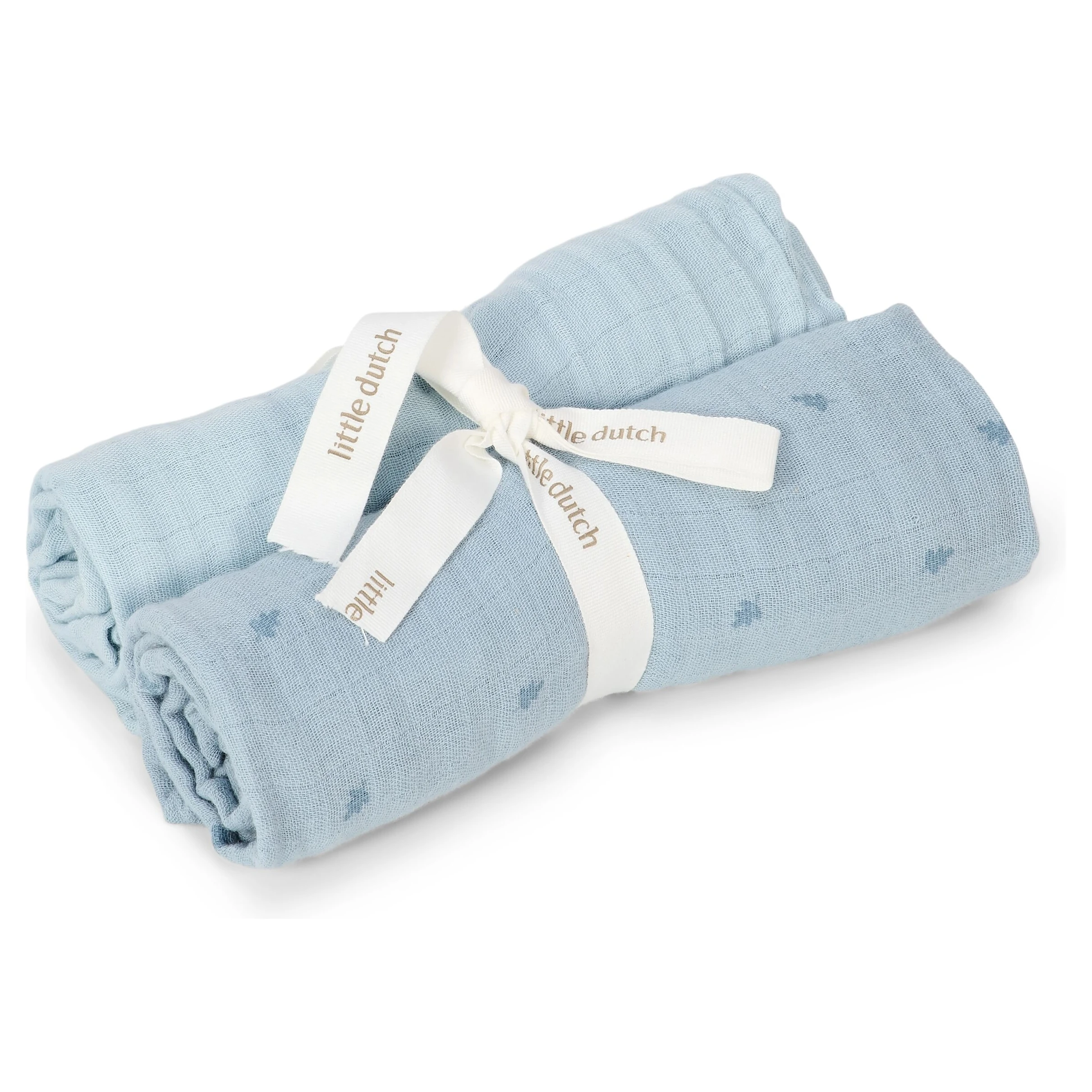 Little Dutch Pleny 70x70cm varianta Pure Denim Blue