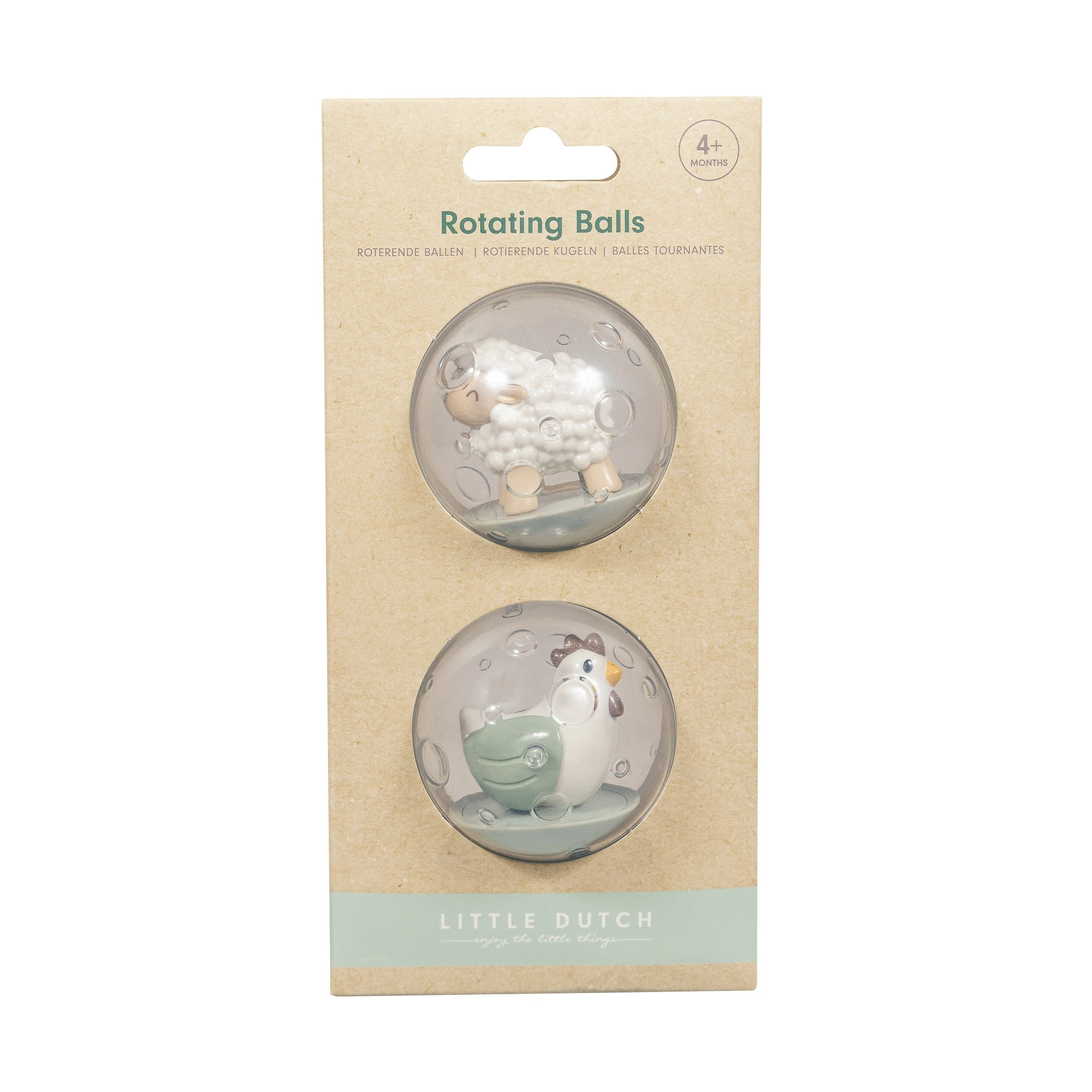 Little Dutch Rotující míčky 2ks Farma - 