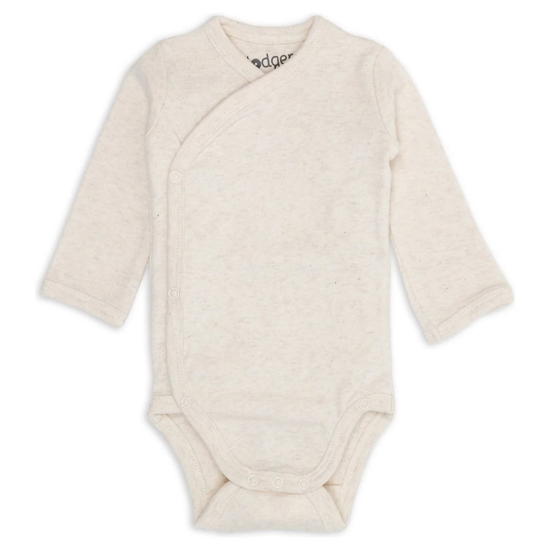 LODGER Body s dlouhým rukávem Melange Birch varianta Birch 80