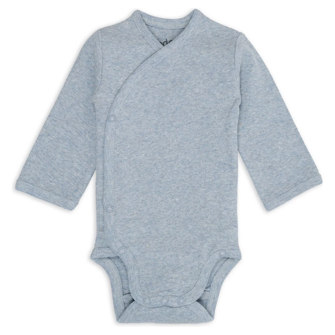 LODGER Body s dlouhým rukávem Melange Blue varianta Melange Blue Fogg 56