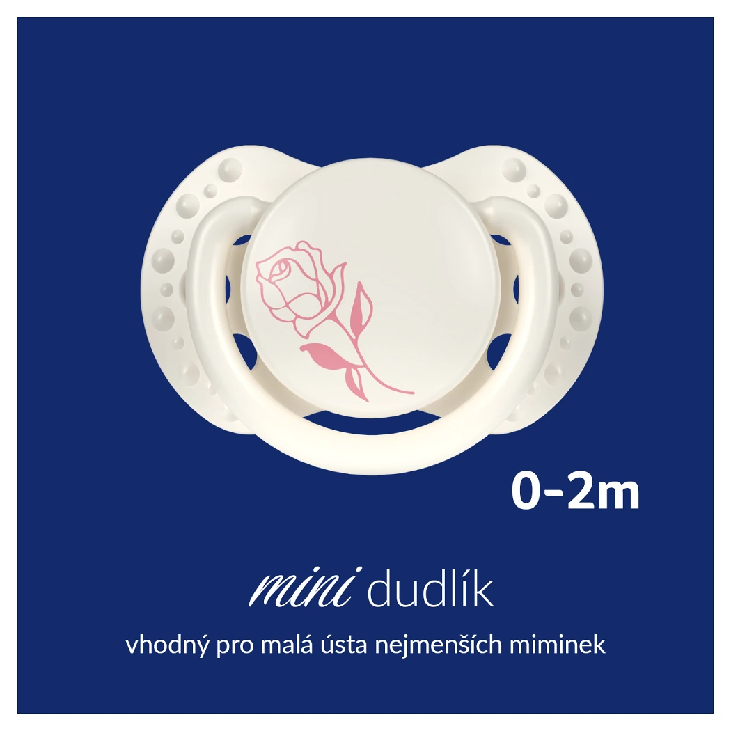 Lovi Dudlík silikonový dynamický PETITE ROSA - 