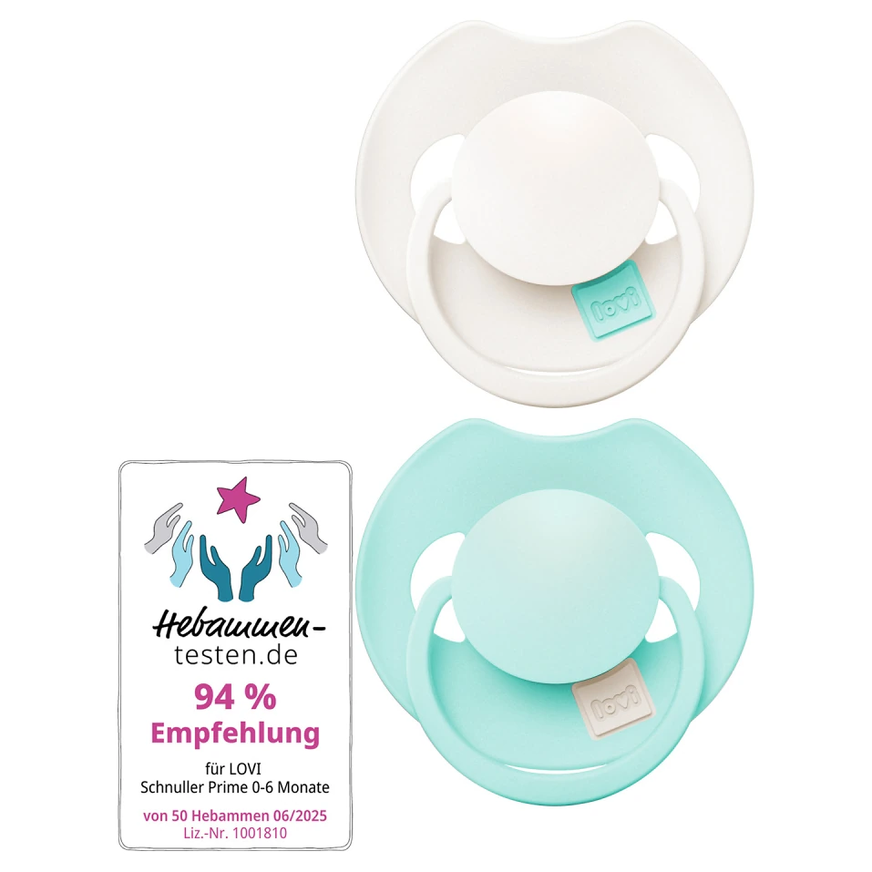 Lovi Dudlík silikonový dynamický PRIME Tutti Frutti varianta 0-6m 2ks Lagoon/Mint Cream