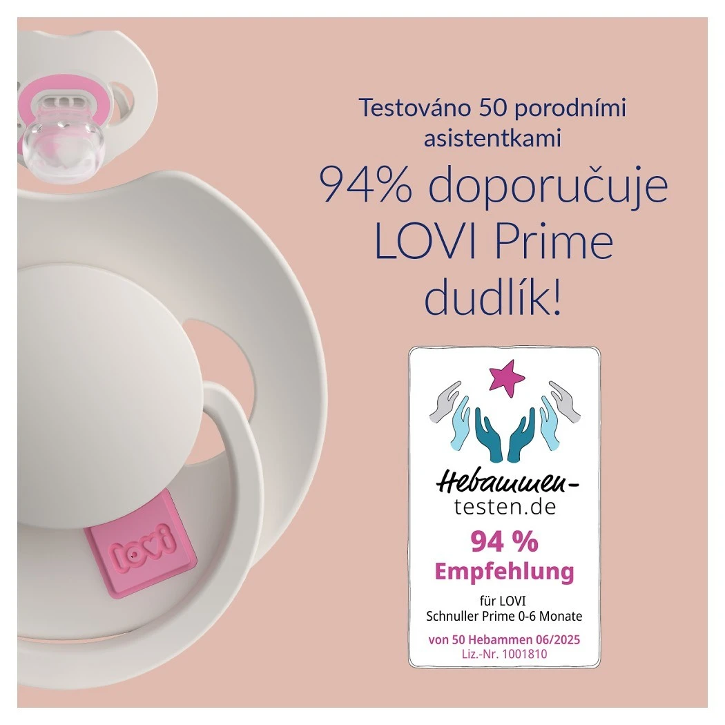 Lovi Dudlík silikonový dynamický PRIME Tutti Frutti - 