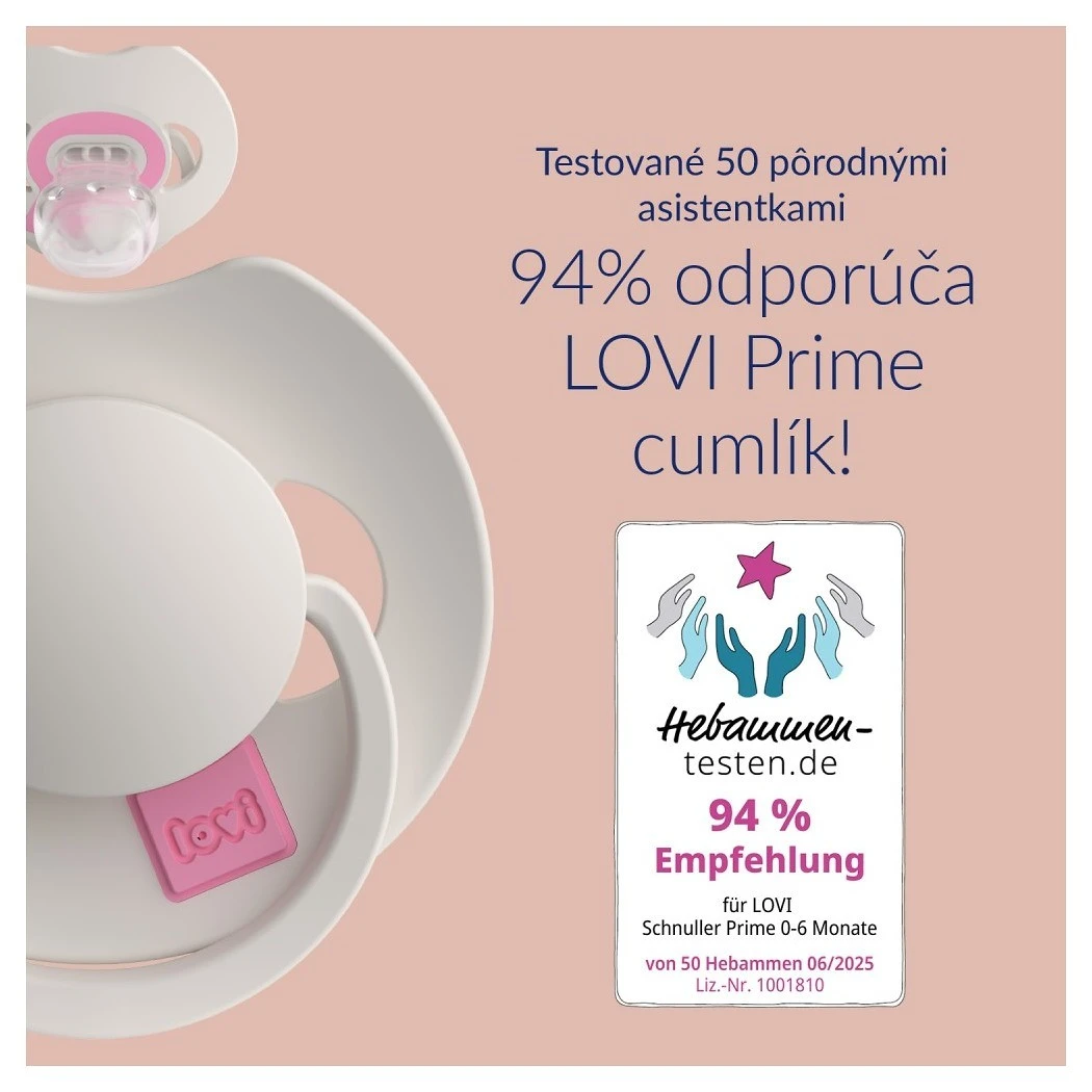 Lovi Dudlík silikonový dynamický PRIME Tutti Frutti - 