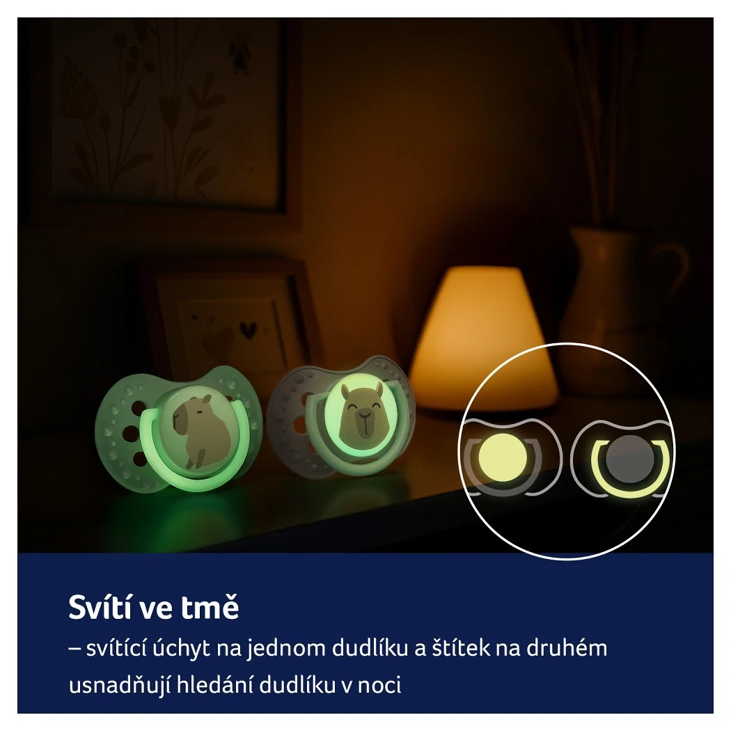 Lovi Dudlík svítící silikonový - 