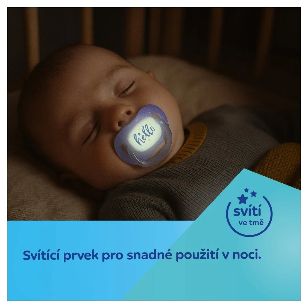Lovi Dudlík svítící silikonový - 