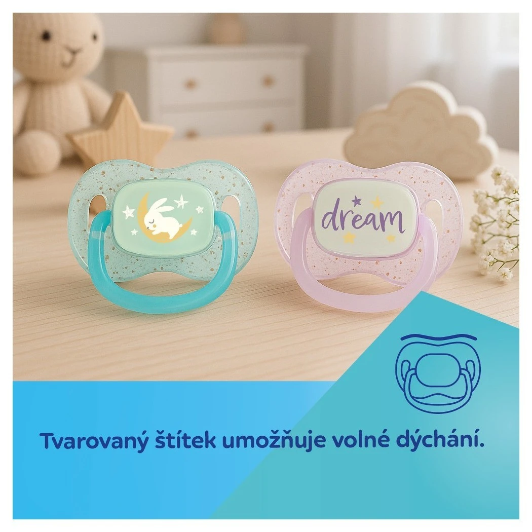 Lovi Dudlík svítící silikonový - 