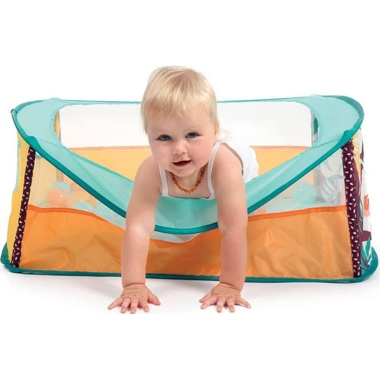 LUDI Hrací ohrádka s míčky Džungle - Ludi hrací ohrádka s míčky