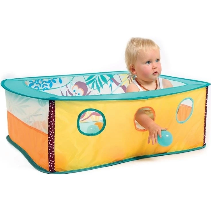 LUDI Hrací ohrádka s míčky Džungle - Ludi hrací ohrádka s míčky