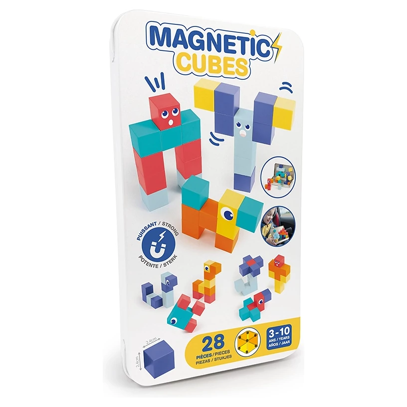 Ludi Magnetická stavebnice varianta Kostky 28Ks
