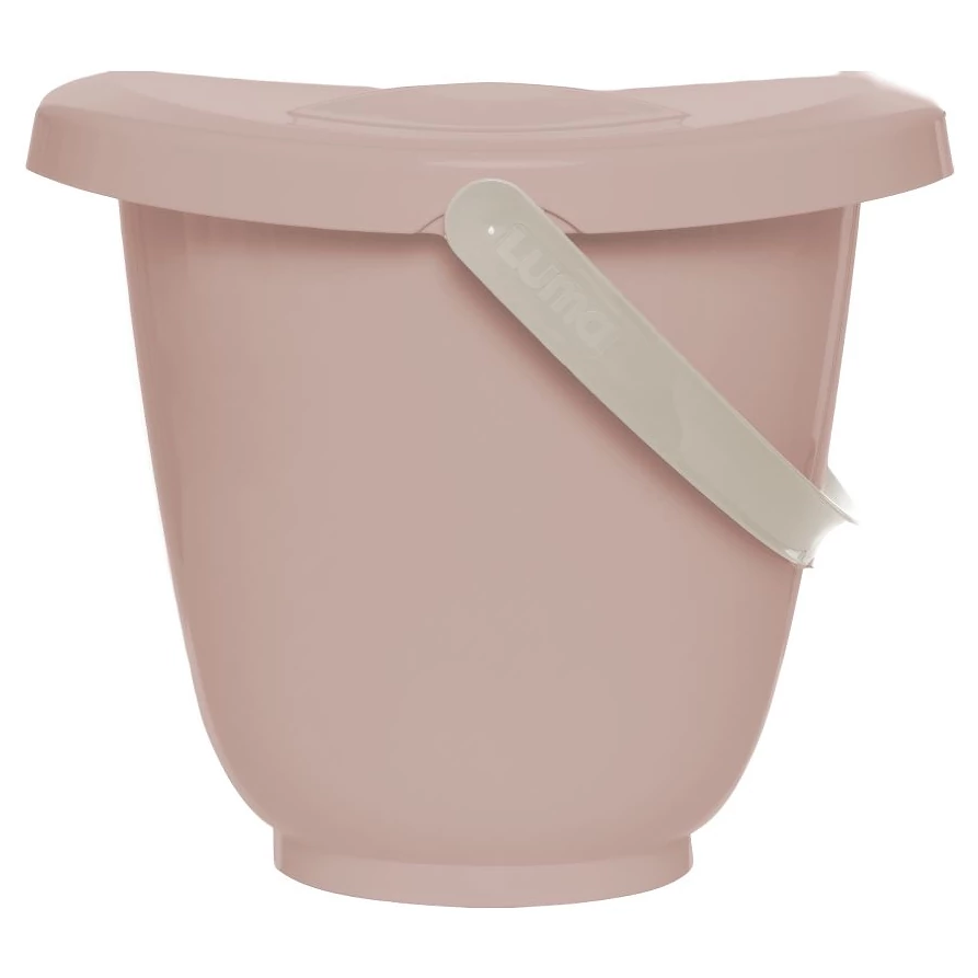 LUMA Babycare kyblík na koupání a pleny s víkem varianta Blush Pink