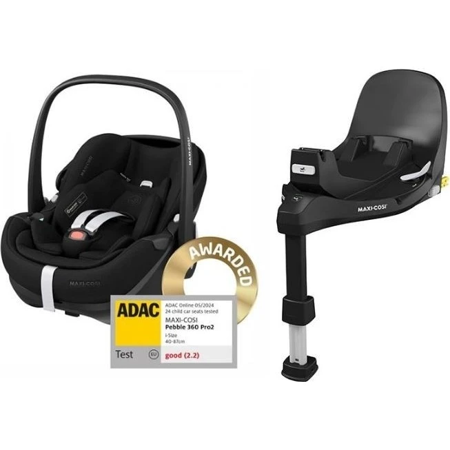 Maxi-Cosi set base Family + Pebble 360 Pro 2 varianta Twillig black